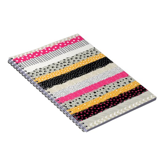 Patchwork Tegels: Veelzijdig naadloos ontwerp. Notitieboek (Rechterzijde)