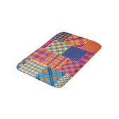 Patchwork textiel: naadloos patroon. badmat (Gekanteld)