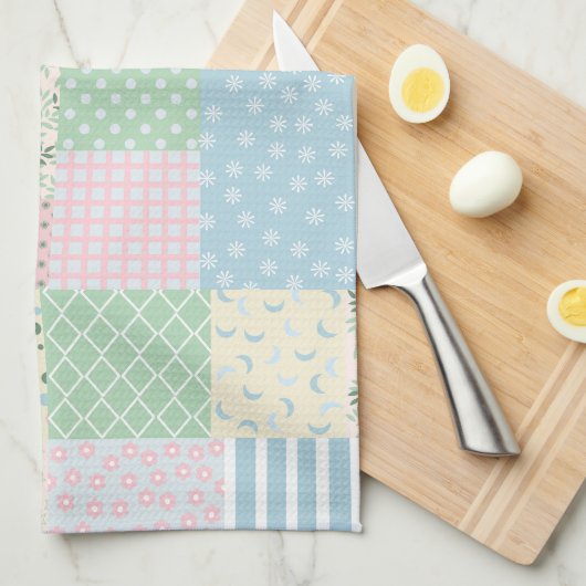 Patchwork Theedoek (Quarter Fold)