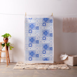 Patchwork Tile Modern Farmhouse Rustic Decor Art Stof