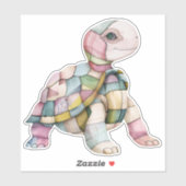 Patchwork Turtle Sticker (Vel)