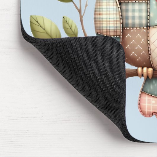Patchwork Uil in grillig bos Muismat (Hoek)