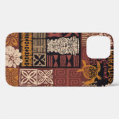 Patchwork van Hawaiiaanse stijl tribale motieven Case-Mate iPhone Case (Achterkant (horizontaal))