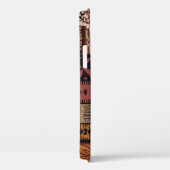 Patchwork van Hawaiiaanse stijl tribale motieven Case-Mate iPhone Case (Achterkant / Rechts)