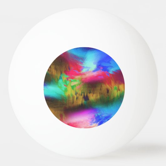 Patchwork van kleuren pingpongballen (Voorkant)