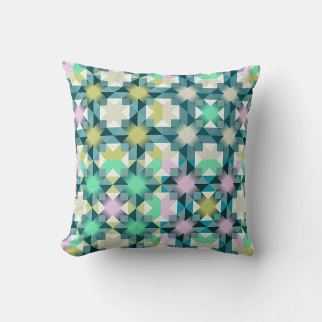 Patchwork van Northern Lights Kussen (Voorkant)