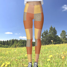 Patchwork van patronen 1 Leggings