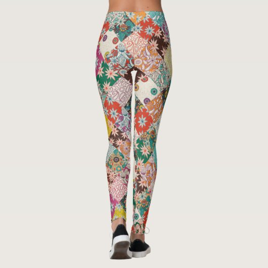 patchwork van sarilmak leggings (Achterkant)