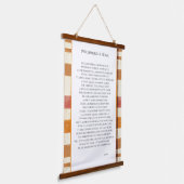 Patchwork van thuis hangend wandkleed (Gebogen)