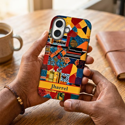 Patchwork Verjaardagscadeau voor oudere Afro-Ameri Case-Mate iPhone Case