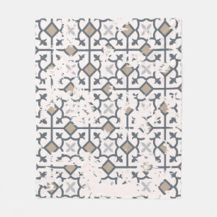 Patchwork verleden: slijtageeffect fleece deken