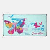 Patchwork Vlinders Design Desk Mat (Voorkant)