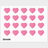 Patchwork Vlinders Hart Stickers (Vel)