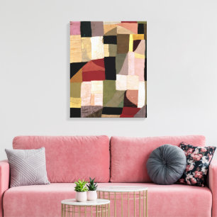 Patchwork (Wieg van de Zoon) Sonia Delaunay Canvas Afdruk