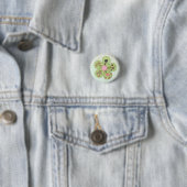 Patchworkfrühlingsblume Ronde Button 3,2 Cm (In situ)