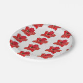 Patchworkmohn Papieren Bordje (Gekanteld)