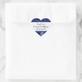 Patchworkpatroon, Patchwork Achtergrond, Trouwen Hart Sticker (Tas)