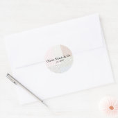 Patchworkstickers Ronde Sticker (Envelop)