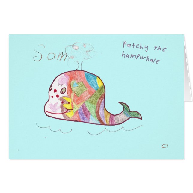 PATCHY DE HUMPWHALE (Voorkant Horizontaal)