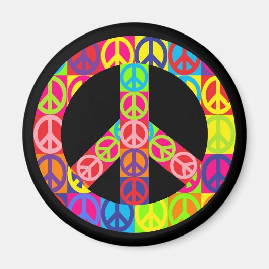 Patchy Peace Magneet (Voorkant)