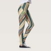 Patchy Stripes Green Leggings (Rechts)