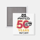 PATCO 50e Jubileum Magnet Magneet (Voorkant / Achterkant)