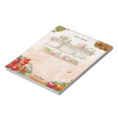 Pâte de Tomate Bloc-Notes Vierge (Tourné)