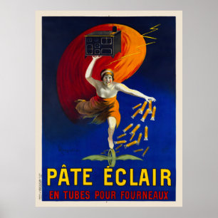 Pate Eclair Adverteren Poster 1912
