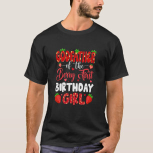 Pate van De Bes Eerste Verjaardag van Meisje Stra T-shirt