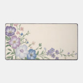 Pâte violet, blanc & bleu Botanique Flore Imprimer (Recto)