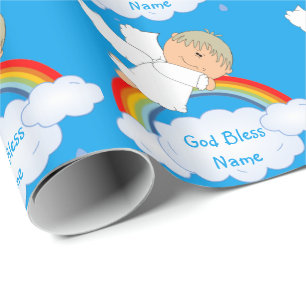 Patenkind Petekind Baby Jongens Verjaardagsfeestje Cadeaupapier