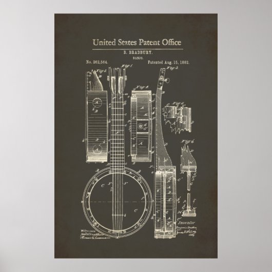 Patent - Banjo - Poster (Voorkant)