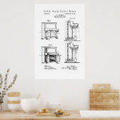 Patent - Upright Piano - Poster (Keuken)