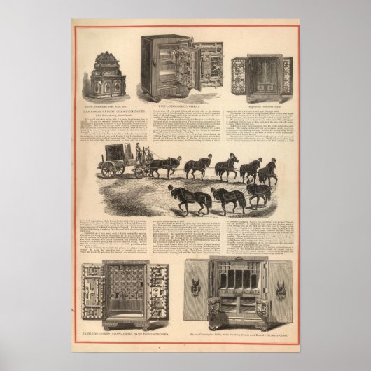 Patentkampioen haring Safes Poster (Voorkant)