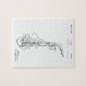 Patentsaxofonontwerp Legpuzzel (Horizontaal)