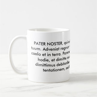 PATER NOSTER of onze vader Koffiemok