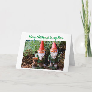 PATERNAL TWINS'CHRISTMAS WENST NAAR TWINE KAART