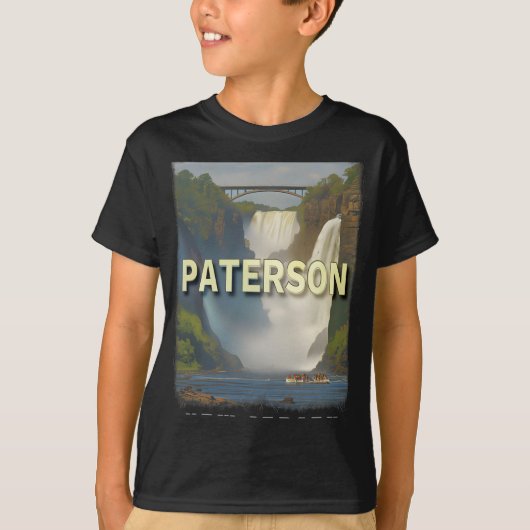 Paterson New Jersey Nj Waterfall Wonderland Sd617 T-shirt (Voorkant)