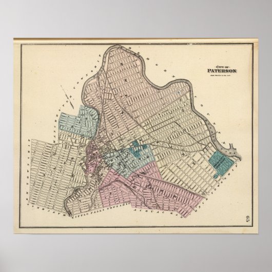 Paterson, New Jersey Poster (Voorkant)