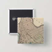 Paterson, New Jersey Vierkante Button 5,1 Cm (Voorkant /achterkant)