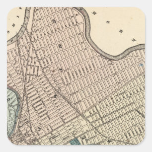 Paterson, New Jersey Vierkante Sticker