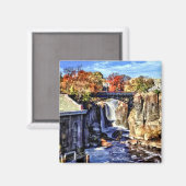 Paterson NJ - Paterson Great Herfsten Magneet (Voorkant / Achterkant)