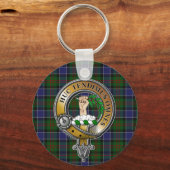 Paterson Tartan & Badge Sleutelhanger (Voorkant)