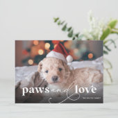 Pâtes & Amour Carte de vacances pleine photo (Debout devant)