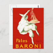 Pates Baroni Cappiello  reclame Briefkaart (Voorkant / Achterkant)