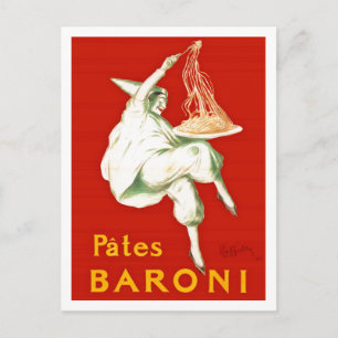 Pates Baroni Cappiello  reclame Briefkaart