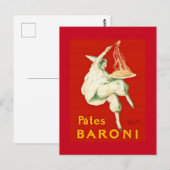 Pates Baroni Cappiello  reclame Briefkaart (Voorkant / Achterkant)