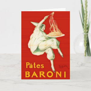 Pates Baroni Cappiello  reclame Kaart