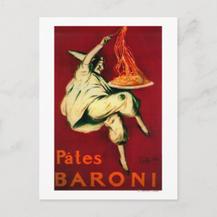 Pates Baroni Vintage PosterEurope Briefkaart