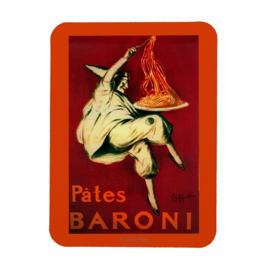 Pates Baroni Vintage PosterEurope Magneet (Verticaal)
